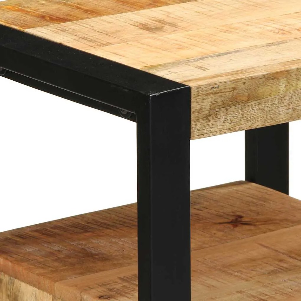 Conjunto de Móveis para Banheiro 2 pcs Madeira de manga rústica