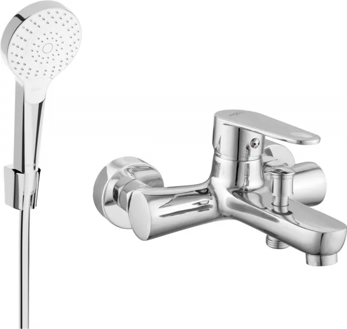 Mexen Kama R05 bateria de banheira com conjunto de duche, cromado - 7253R05-00