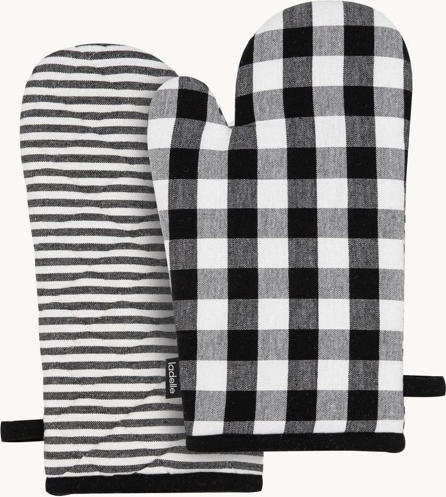Luvas de forno Eco Gingham, conjunto de 2