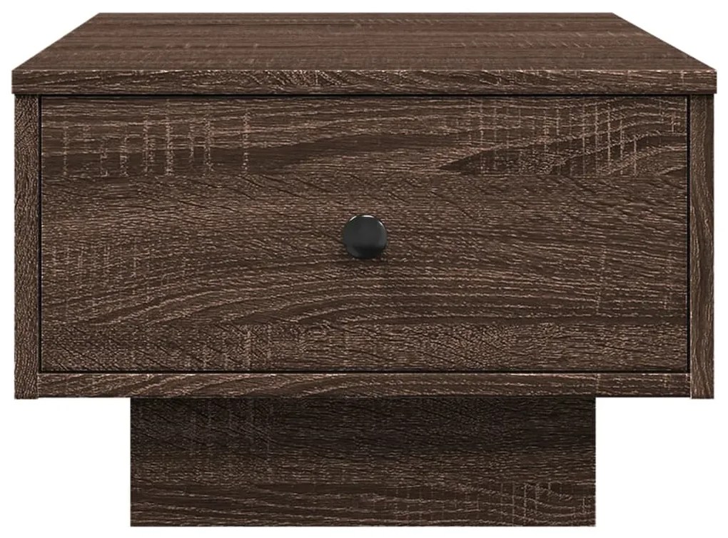 Mesa de centro 60x45x31 cm derivados madeira carvalho castanho