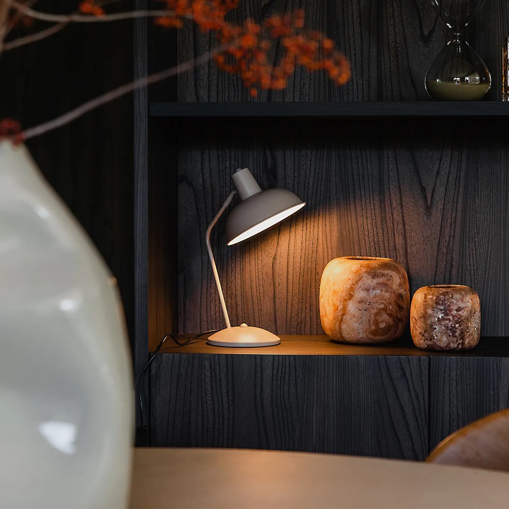 Candeeiro de mesa retro bege - Milou