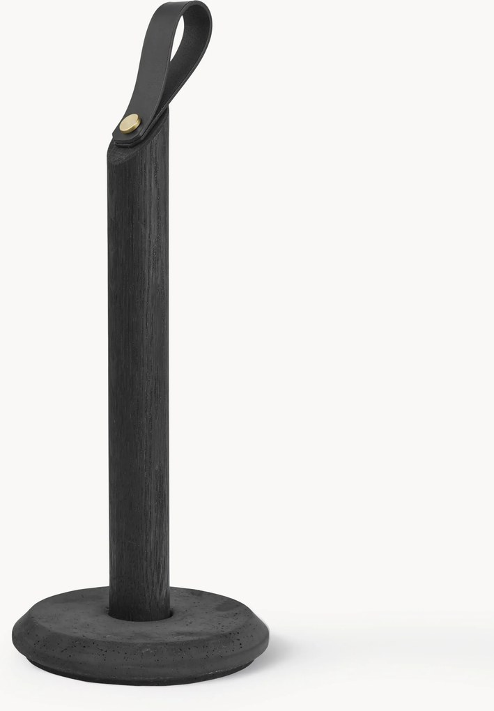 Suporte para rolos de cozinha em madeira de carvalho Grab