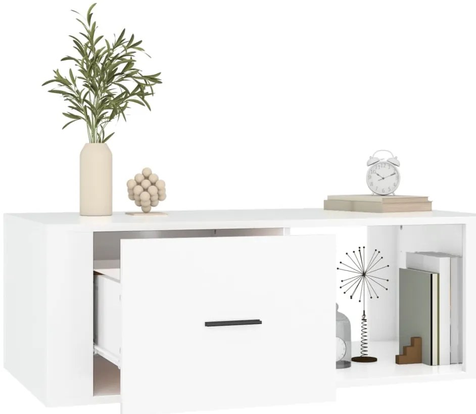 Mesa de centro 100x50,5x35 cm derivados de madeira branco