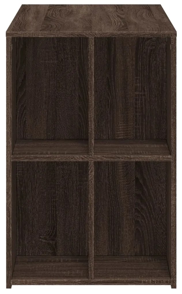Secretária 102x50x75 cm derivados de madeira carvalho castanho