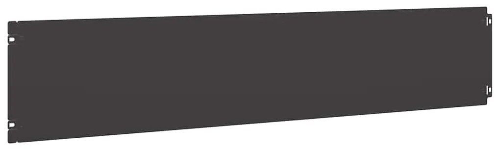 Orlas de relvado 30 pcs preto 20x103 cm aço laminado a frio
