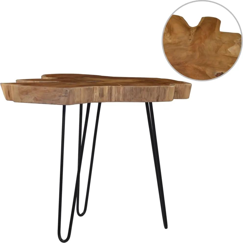 Mesa de centro (60-70)x45 cm madeira de teca
