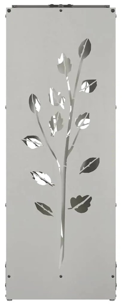 Suporte para lenha 40x30x80 cm aço inoxidável