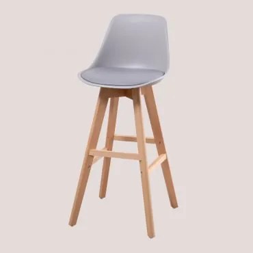 Taburete Alto Edição Nórdica Cinza & ↑75 Cm - Sklum