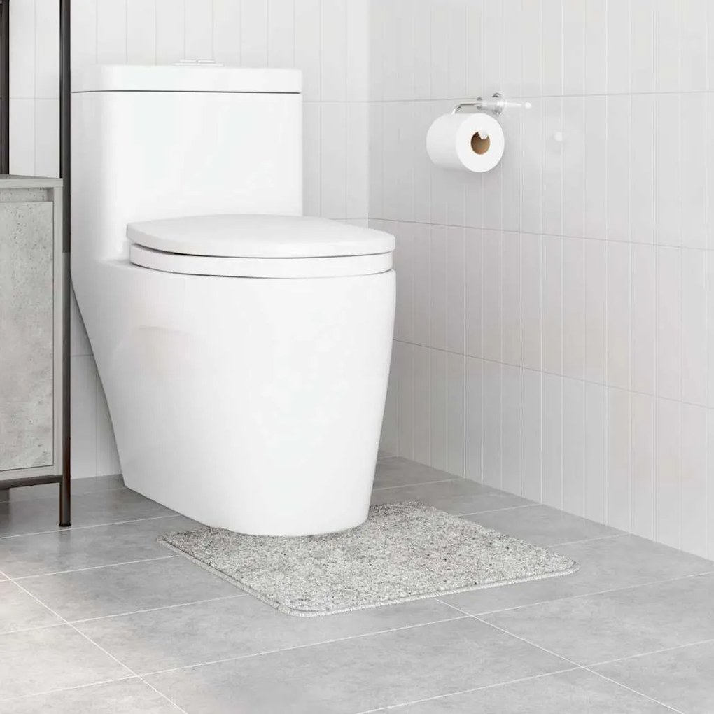 Tapete de Banho U-Shape Cinza 50x50 cm Polipropileno Antiderrapante
