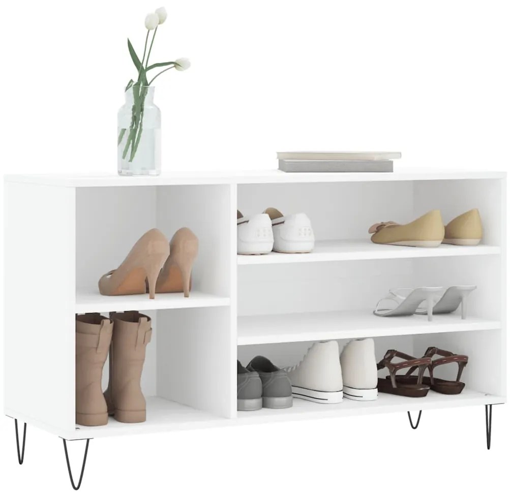 Sapateira 102x36x60 cm derivados de madeira branco