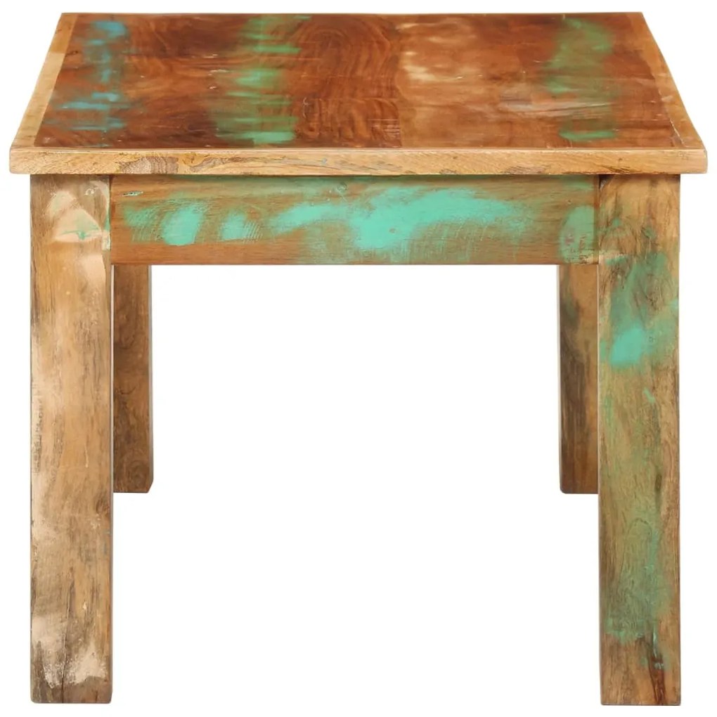 Mesa de centro 100x55x45 cm madeira recuperada maciça