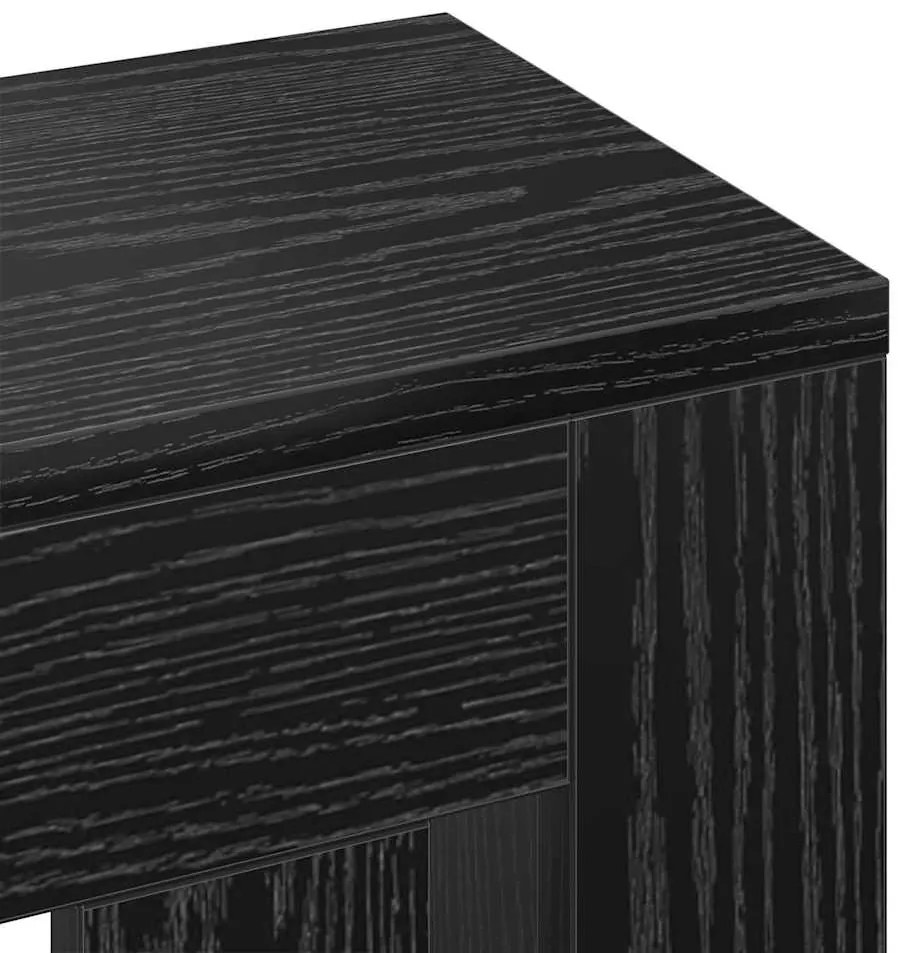Capa de Radiador Carvalho Preto 104x20x82 cm Madeira Engenharia