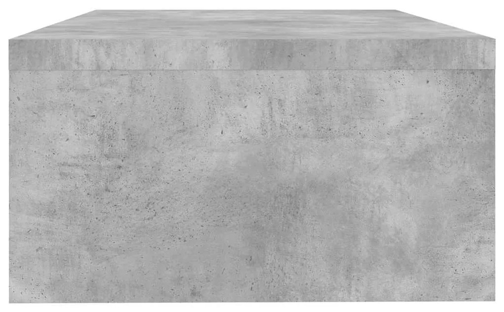 Suporte para monitor derivados de madeira cinzento cimento