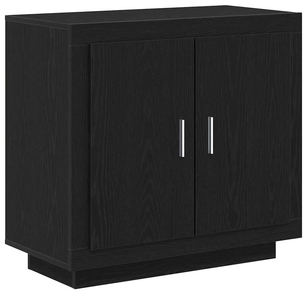 Buffet vidaXL Carvalho Preto 80x40x75 cm Madeira de Engenharia