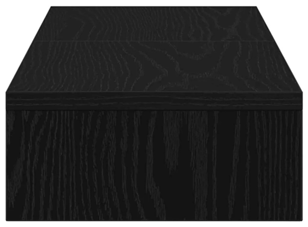 Suporte p/ monitor ajustável 80x24x10,5 cm carvalho preto