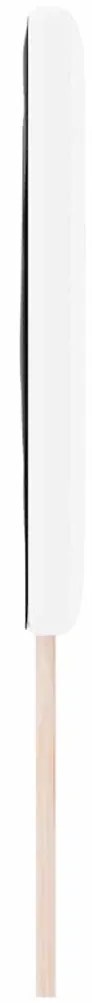 Cabeceira vidaXL Design Simples Branco Puro 140 cm em Couro Sintético
