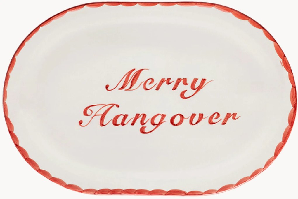 Travessa pintada à mão Merry Hangover