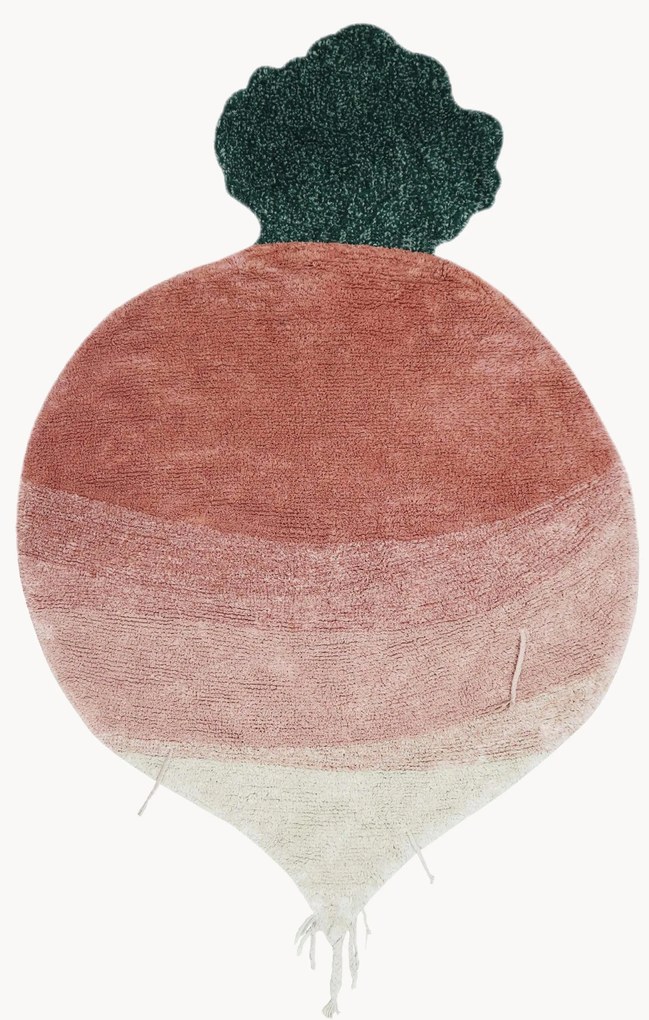 Tapete para crianças tecido à mão Ramona the Radish