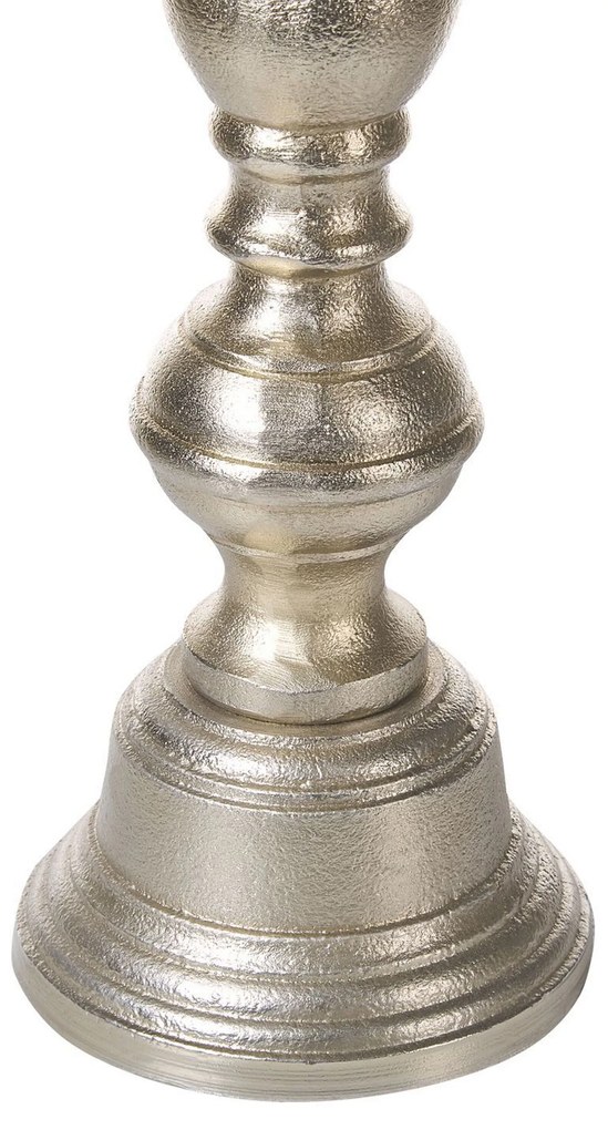 Conjunto de 2 castiçais em metal dourado CUBA Beliani