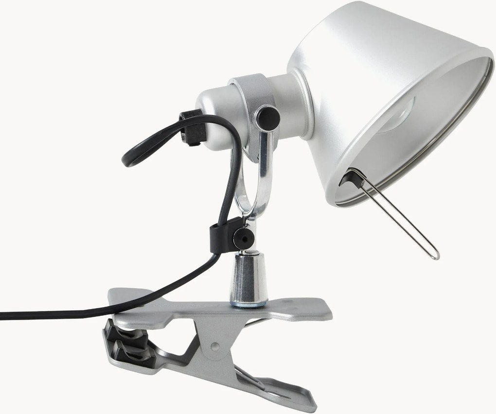 Candeeiro de secretária pequeno com fixação Tolomeo Micro Pinza
