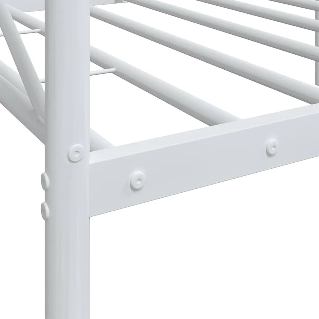 Cama de Dia sem Colchão 80x200 cm aço branco