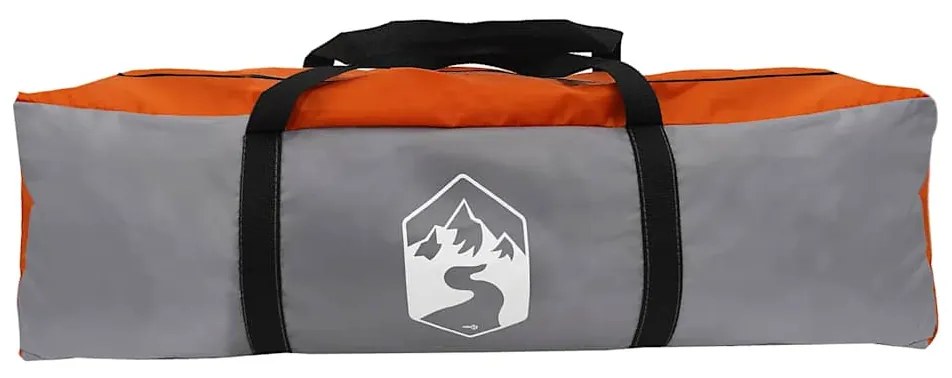 Lona de campismo 460x305x210 cm impermeável laranja