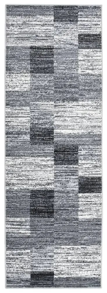 vidaXL Passadeira 80x250 cm polipropileno cinzento