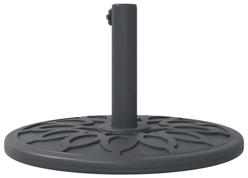 Base de guarda-sol para postes de Ø38/48 mm 12 kg redondo