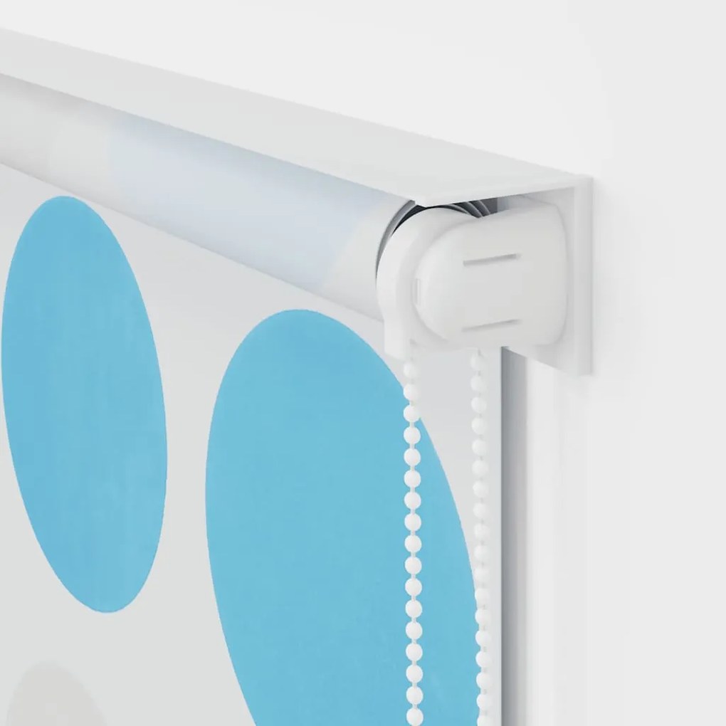 Estore de rolo para o duche 100x240 cm círculos