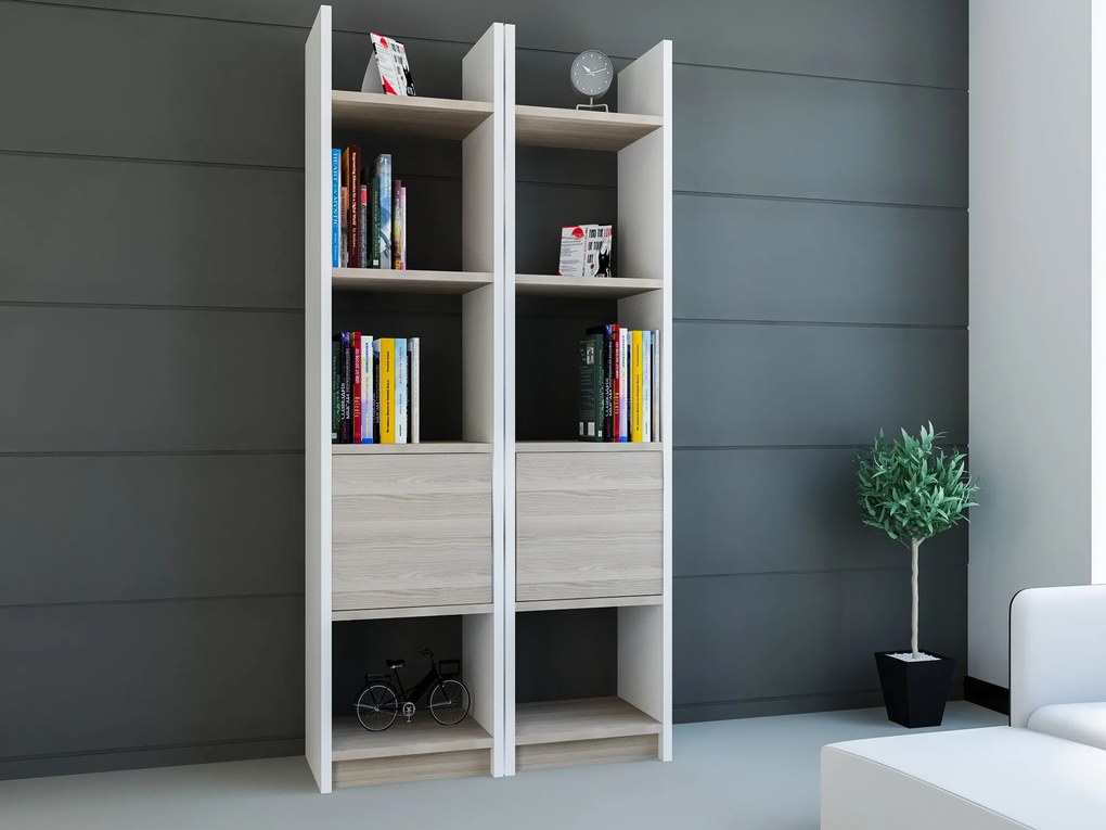 Estante Esbi – Branco – 66,2 cm x 150 cm x 29,5 cm