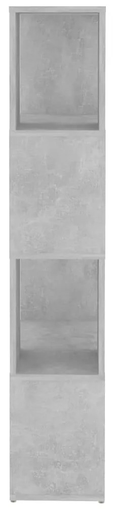Estante/divisória 60x24x124,5 cm cinzento cimento