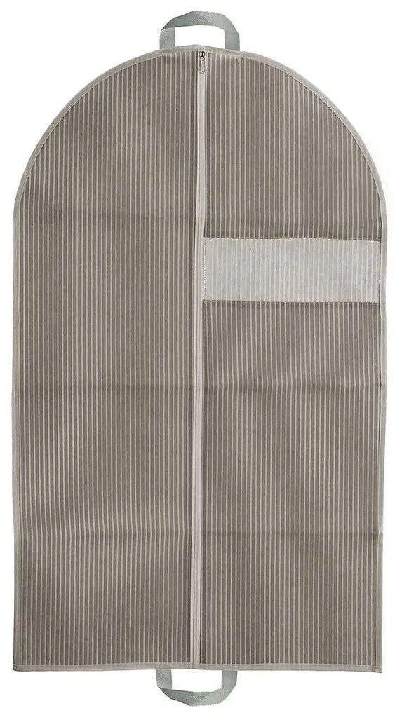 Capa para Fatos Versa Riscas Bege 100 x 60 cm