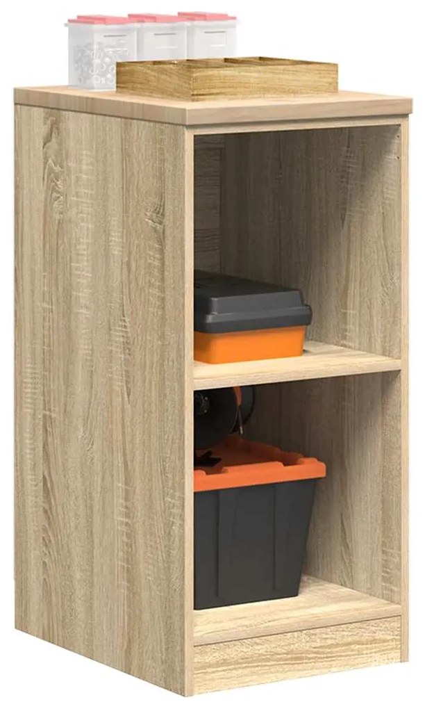 vidaXL Armário de arrumação de garagem carvalho sonoma 40x51x85 cm
