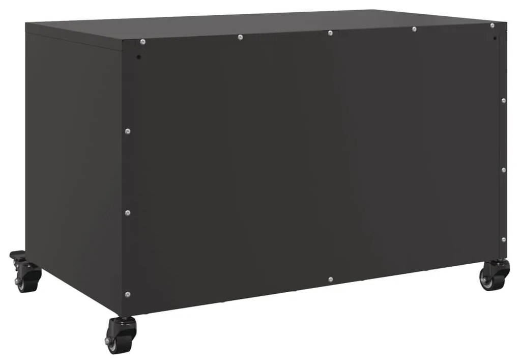 Móvel de TV 68x39x43,5 cm aço preto