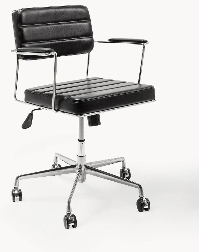 Cadeira de escritório em couro sintético Dottore