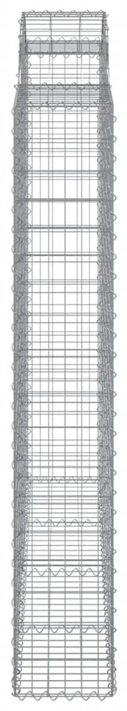 Cestos gabião arqueados 6pcs 200x30x180/200cm ferro galvanizado