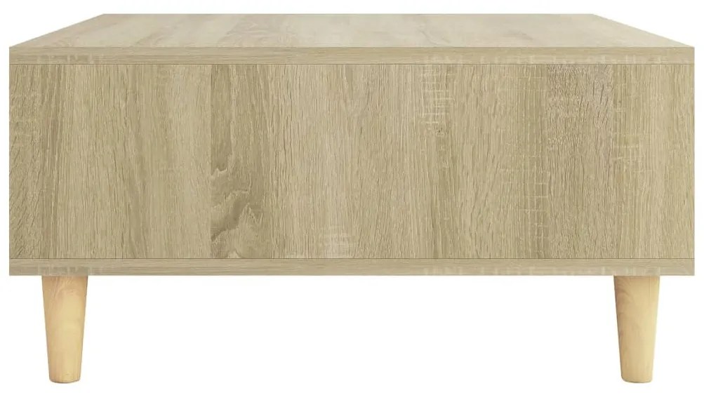 Mesa de centro 60x60x30 cm derivados de madeira carvalho sonoma