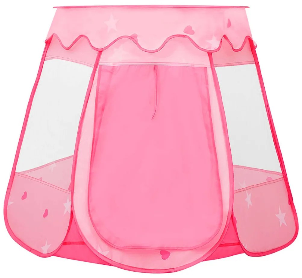 Tenda de brincar infantil 102x102x82 cm rosa