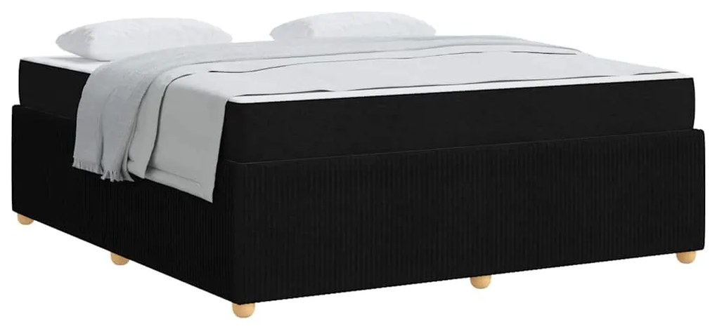 Estrutura da Cama Outros Preto 180 x 200 cm tecido
