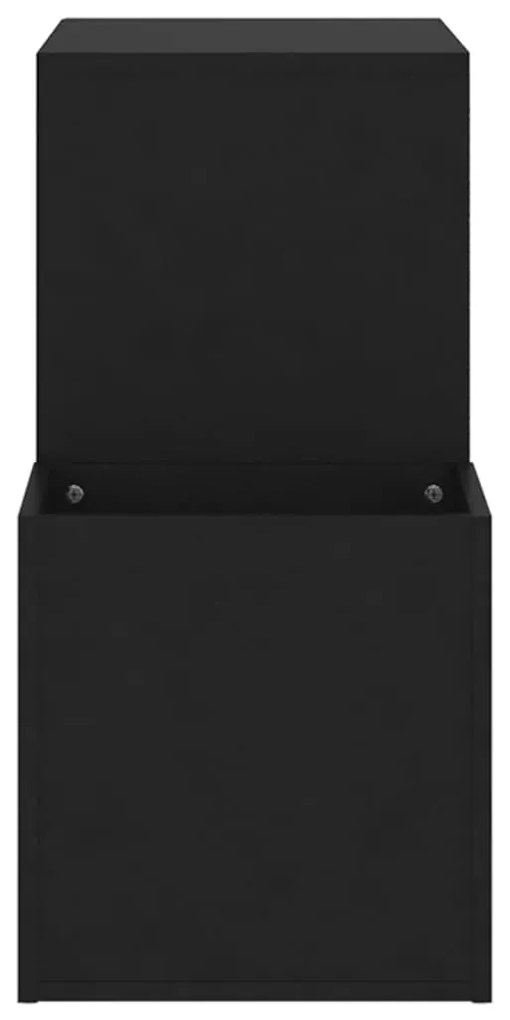 Sapateira de corredor 105x35,5x70 derivados de madeira preto