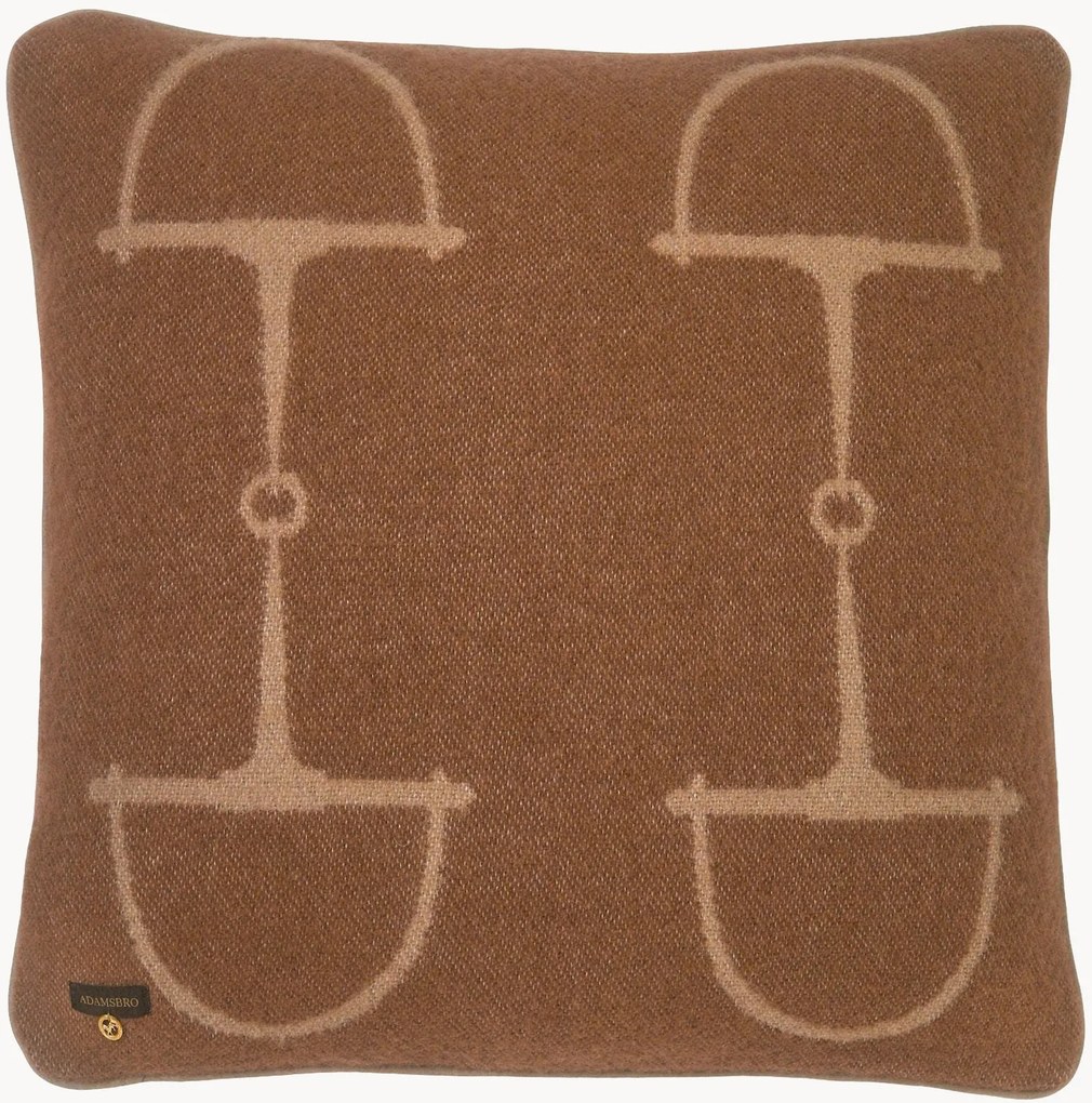 Almofada reversível em lã com padrão jacquard Classic