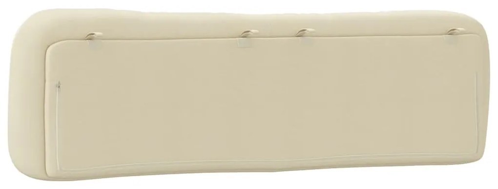 Almofadão de cabeceira 180 cm tecido creme