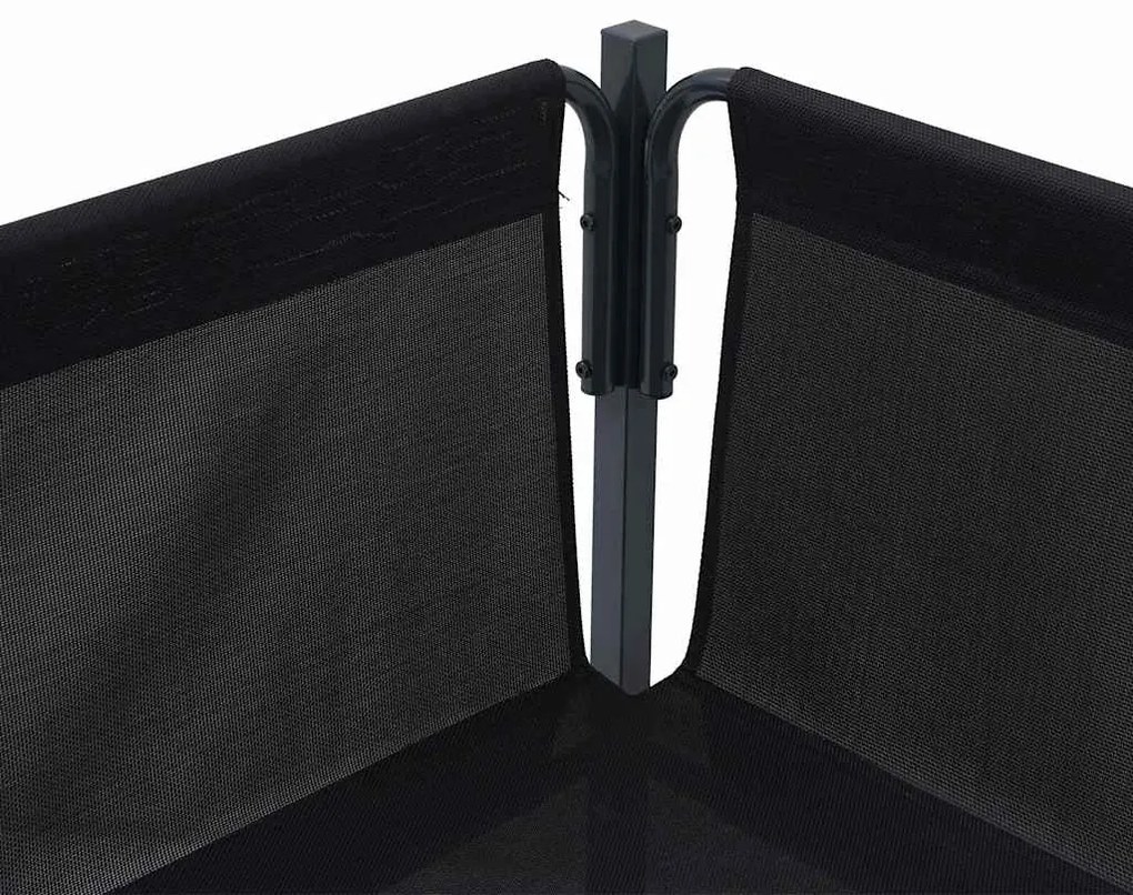 Conjunto de Sofá de Jardim 12 pcs Cinzento-escuro Aço