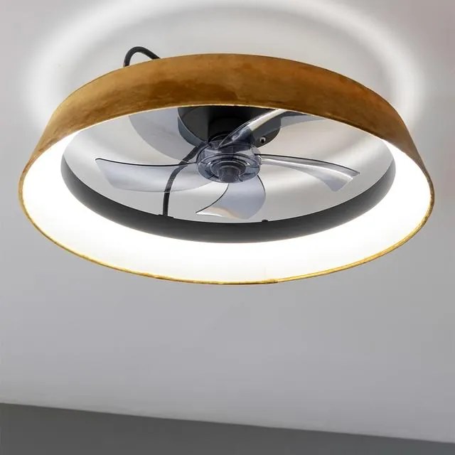 Ventoinha de teto EnergySilence LampAero 600 Green Design de design com motor DC, com potência de 20 W