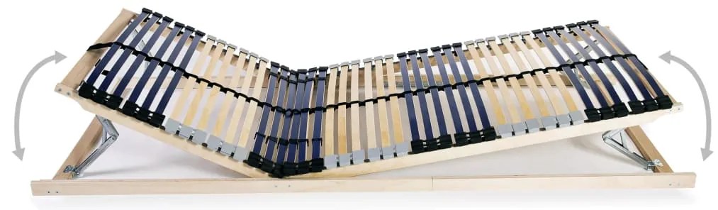 Estrado de ripas com 42 ripas 7 zonas 80x200 cm