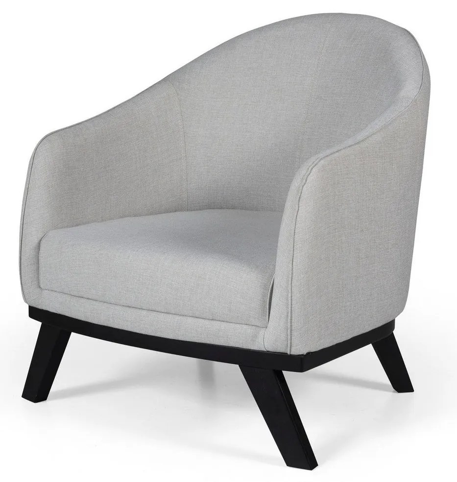 Cadeira Wing Leon – Cinzento Claro – 75x90x82 cm