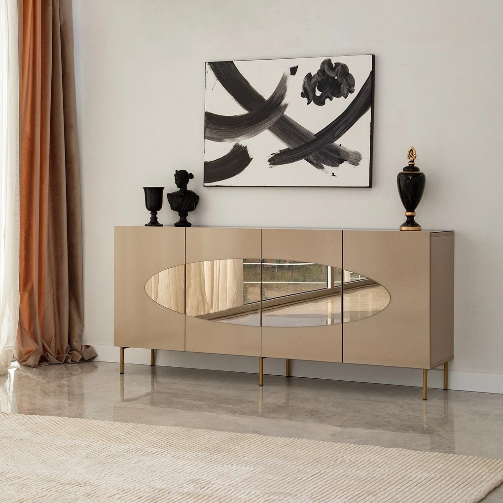 Console Lago – Bronze Gold – 180 cm x 80 cm x 40 cm
