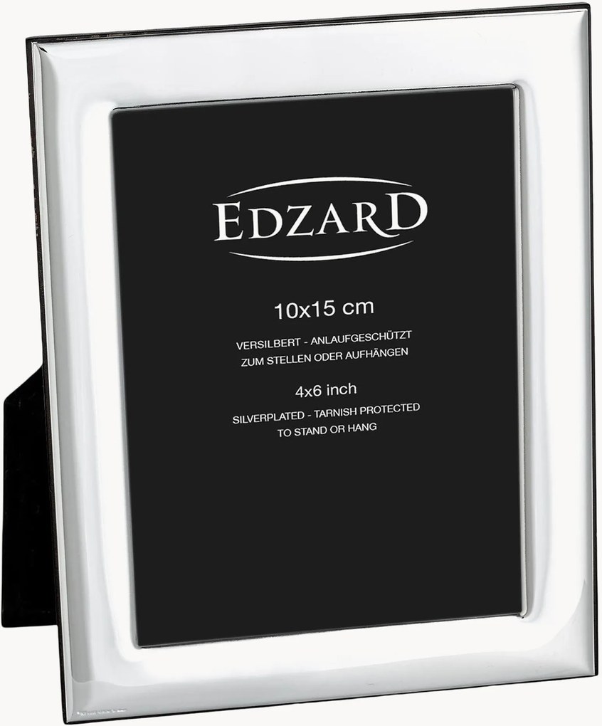 Moldura para fotos banhada a prata Lucera