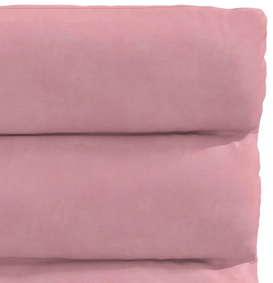 Cadeiras de jantar 2 pcs veludo rosa