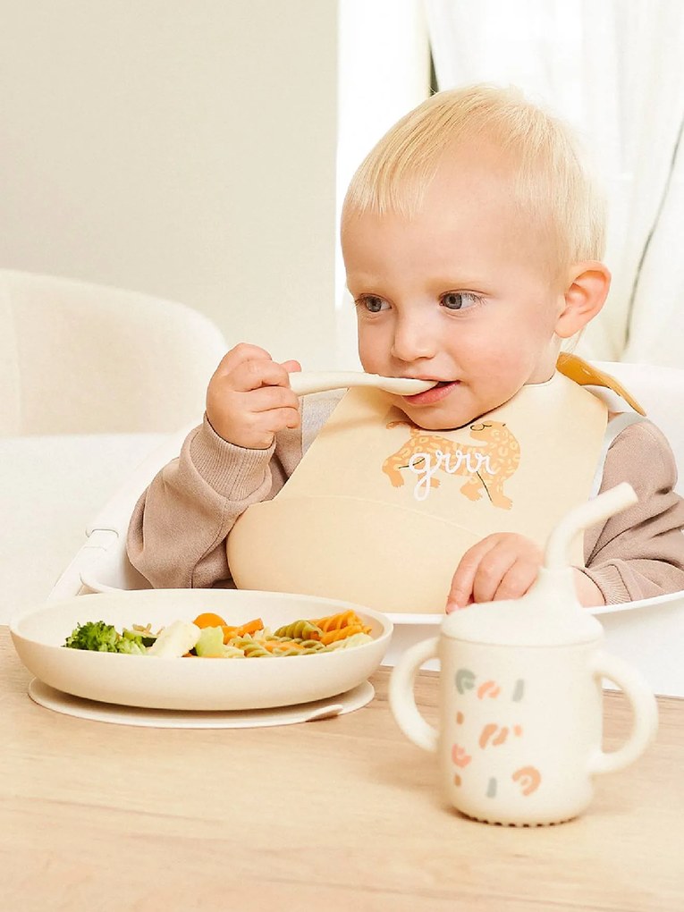 Conjunto de refeição especial autonomia BABYMOOV rosa